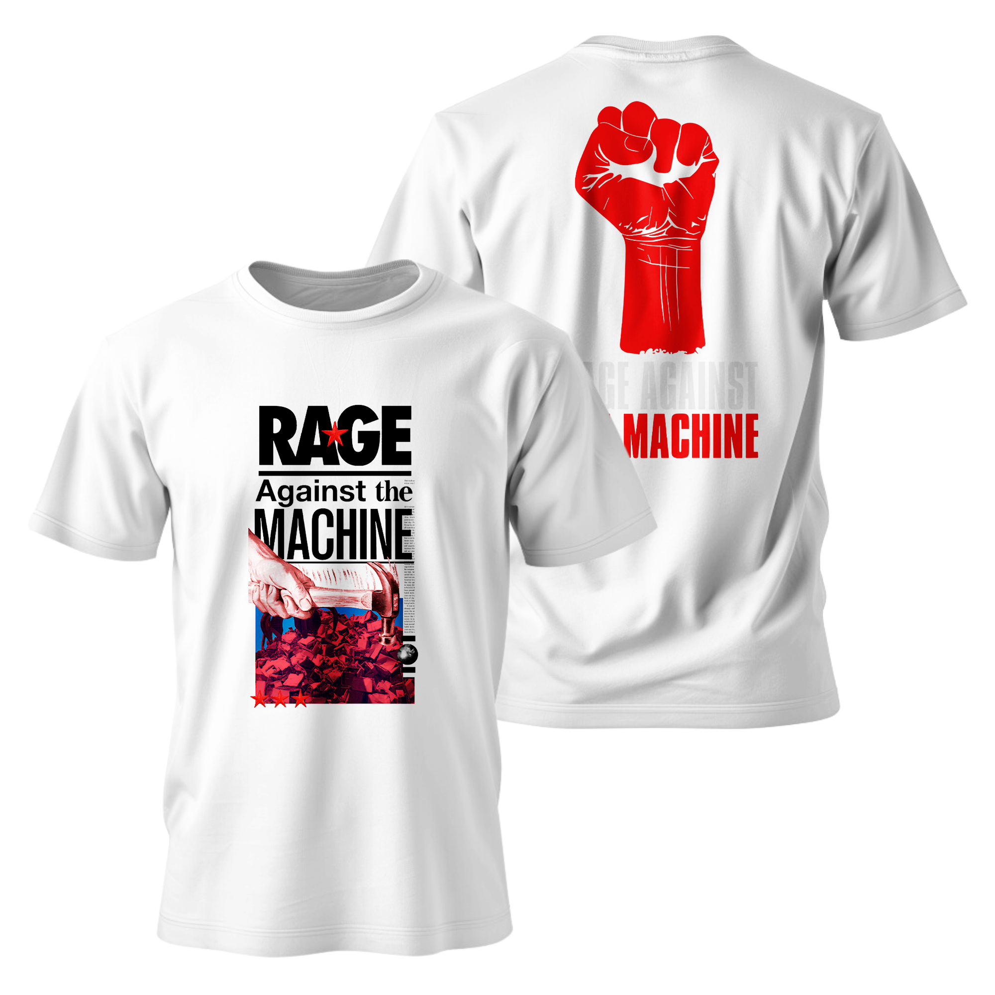 Camiseta Premium - Rage Against The Machine