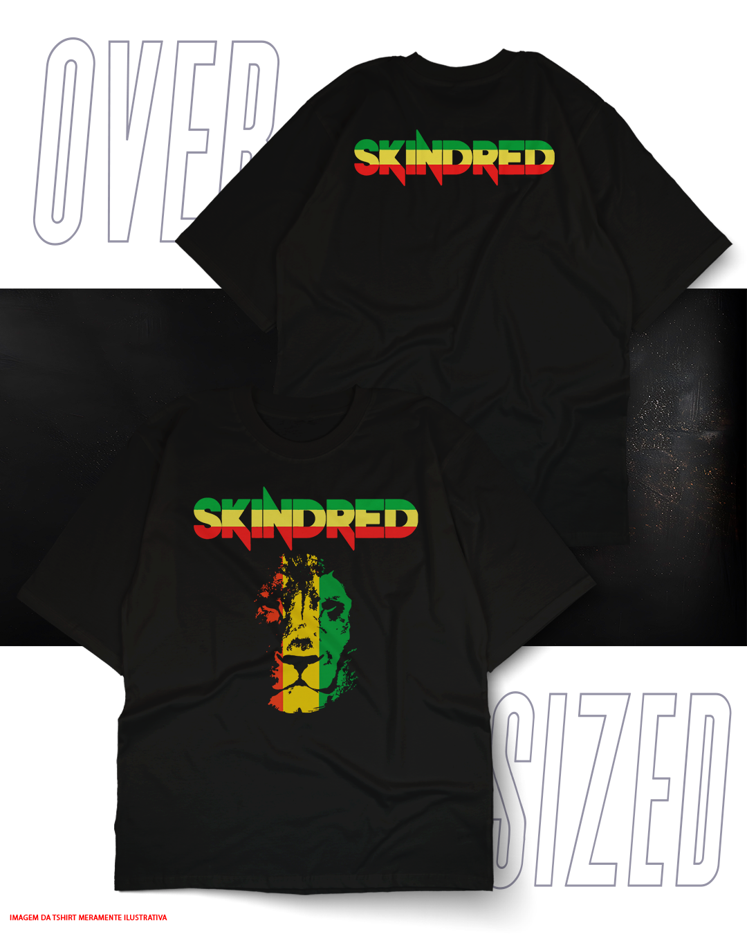 Oversized Unissex - Skindread