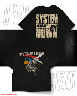 Oversized Unissex - System of a Down