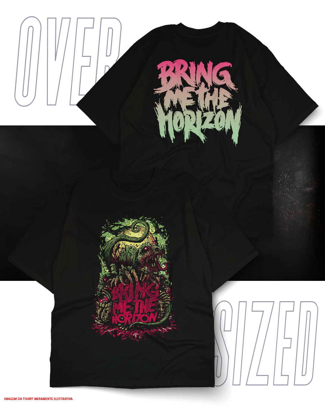 Oversized Unissex - Bring Me the Horizon