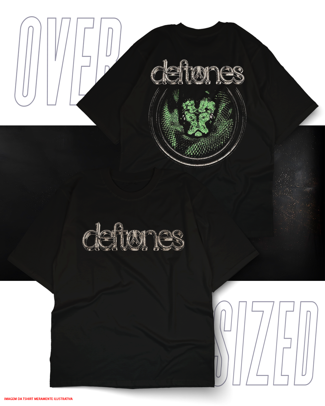 Oversized Unissex - Deftones - Private Music