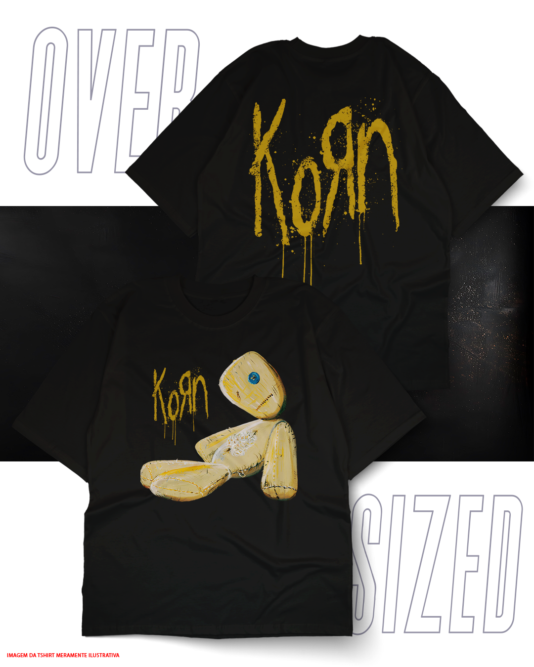 Oversized Unissex - Korn