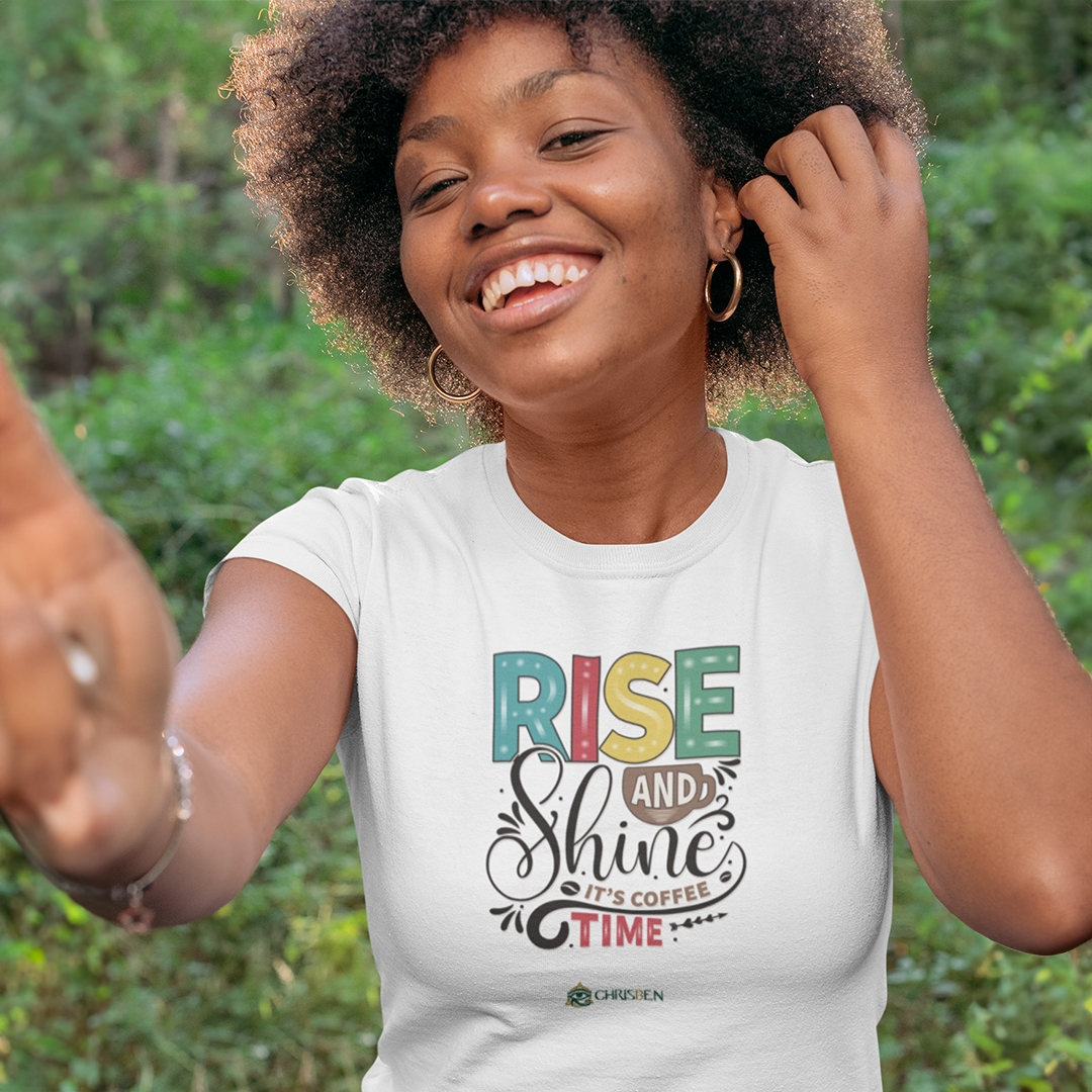 Nome do produto: Baby Look Rise and Shine, it\'s Coffee Time