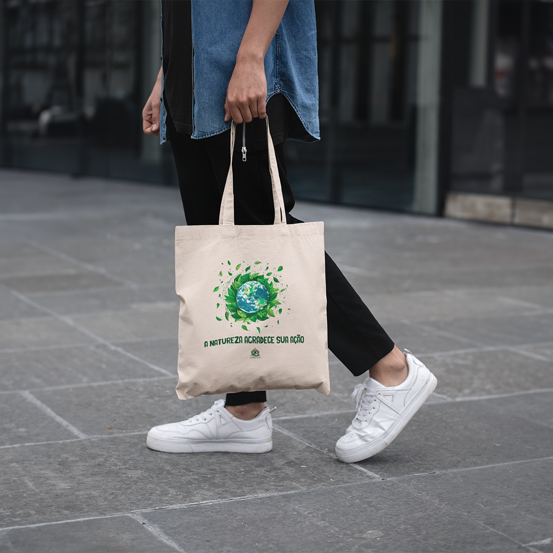 Nome do produto: Ecobag Frases da Natureza