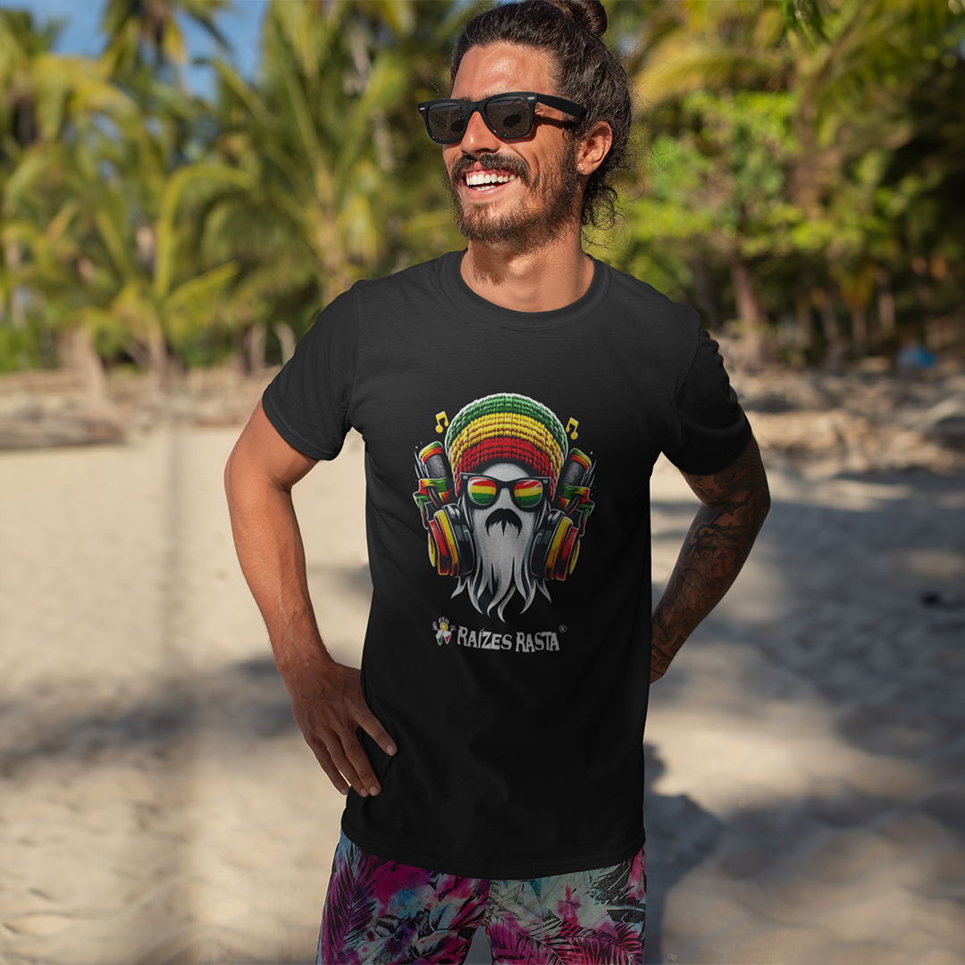 Nome do produto: Camiseta Prime Raízes Rasta Beard Sunglasses