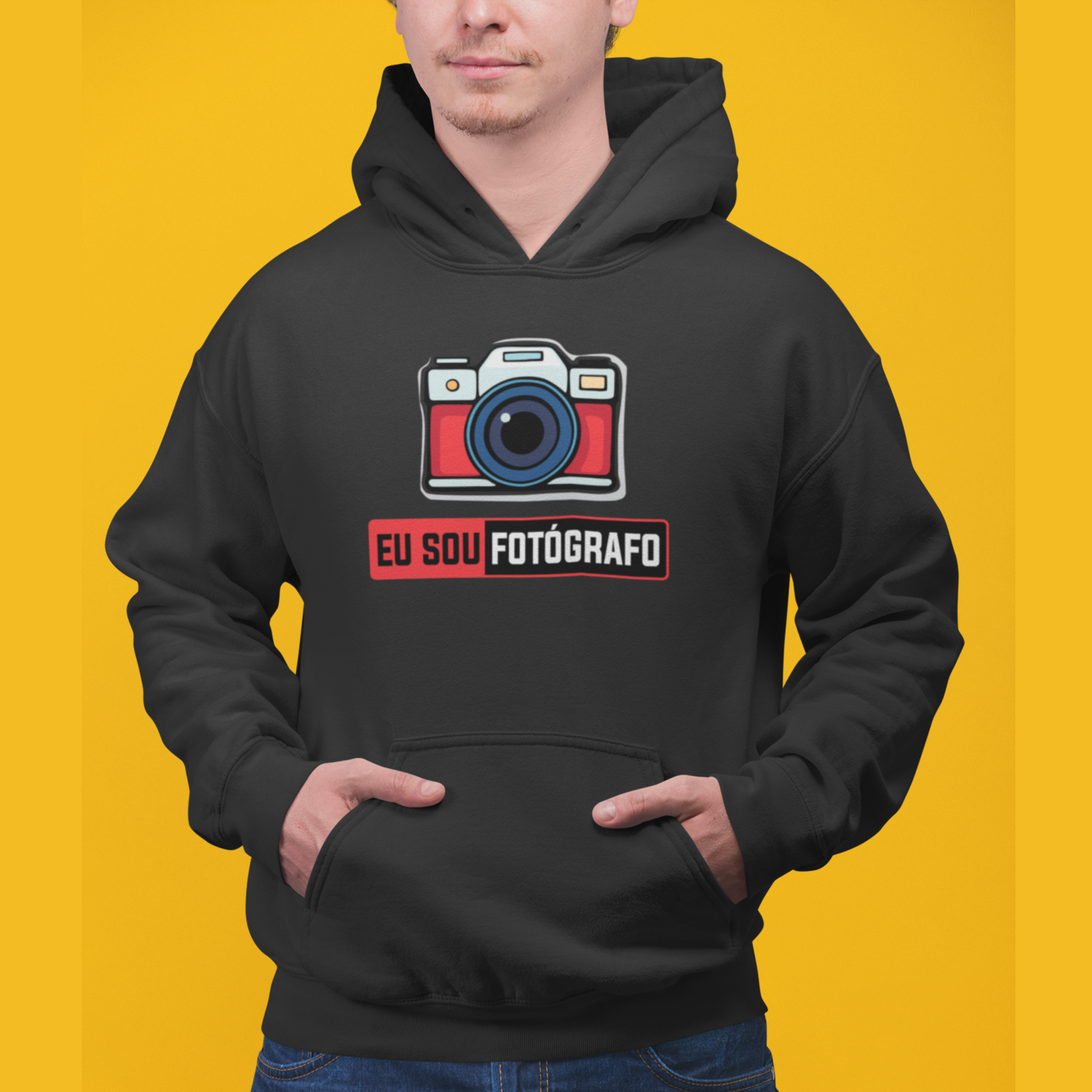 Nome do produto: Moletom capuz - SOU FOTOGRAFO