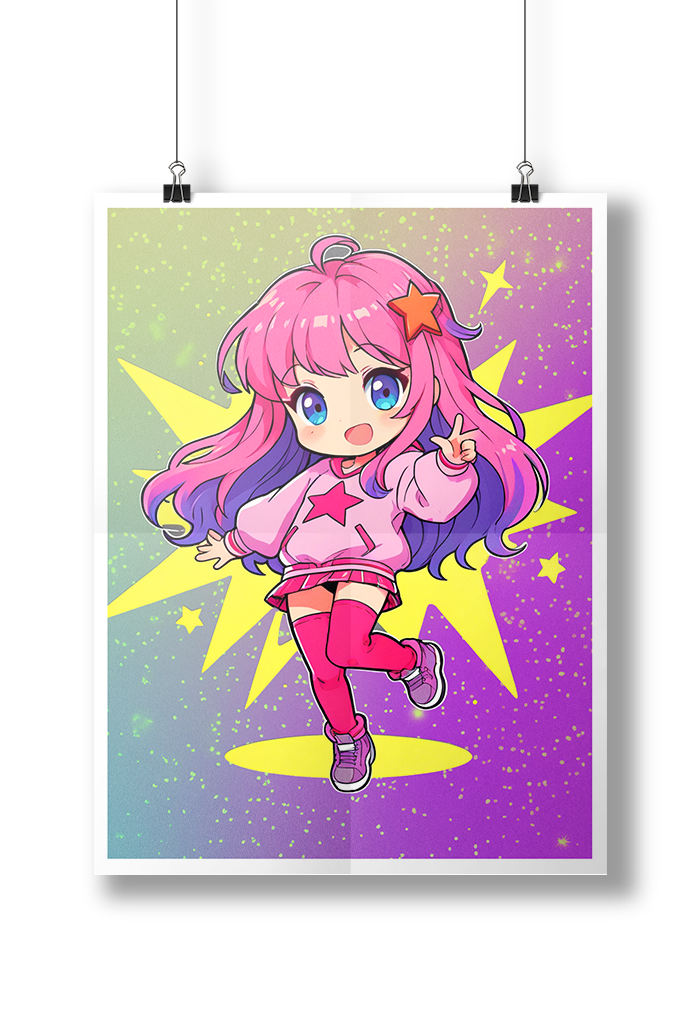 Nome do produto: Poster Cindy Chibi