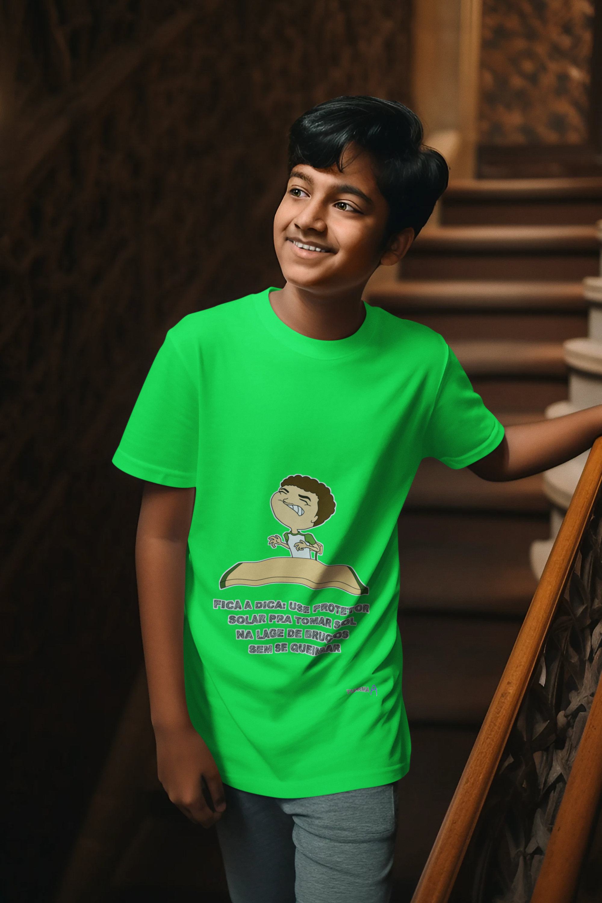 CAMISA QUALITY INFANTIL 10-14 - PROTETOR SOLAR