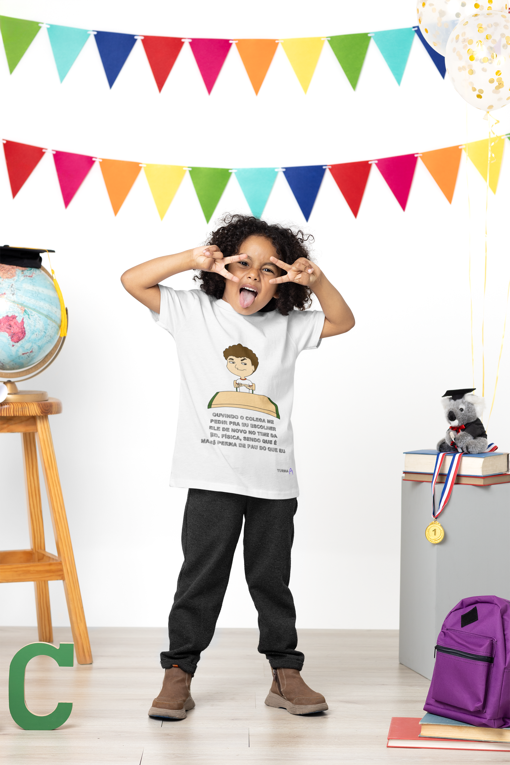 CAMISA QUALITY INFANTIL 2-8 - PERNA DE PAL