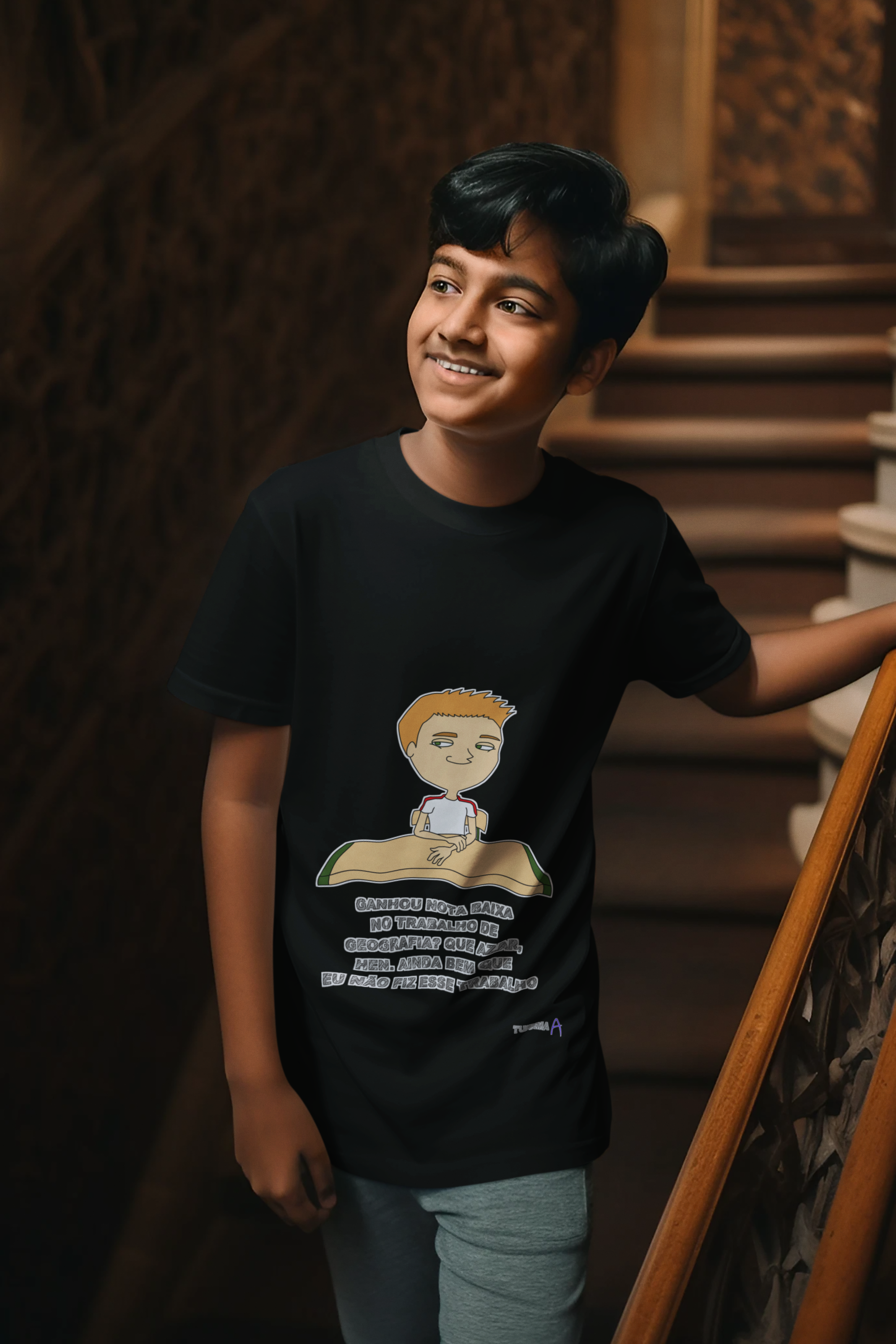 CAMISA QUALITY INFANTIL 10-14 - TRABALHO