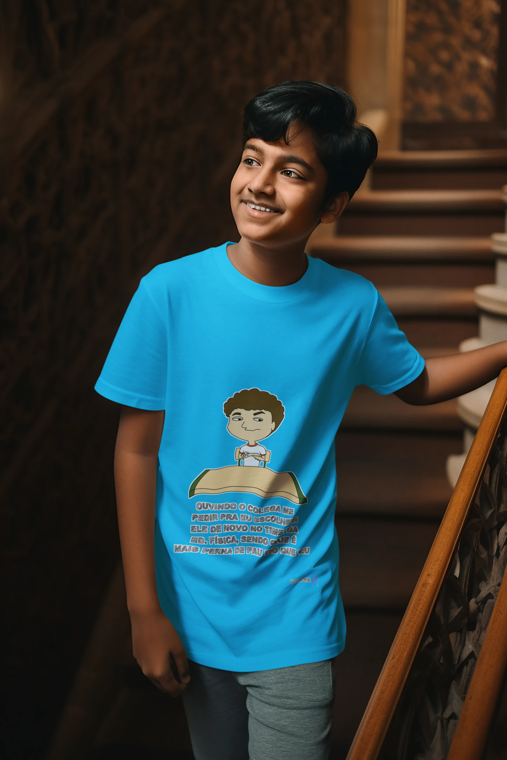 CAMISA QUALITY INFANTIL 10-14 - PERNA DE PAL