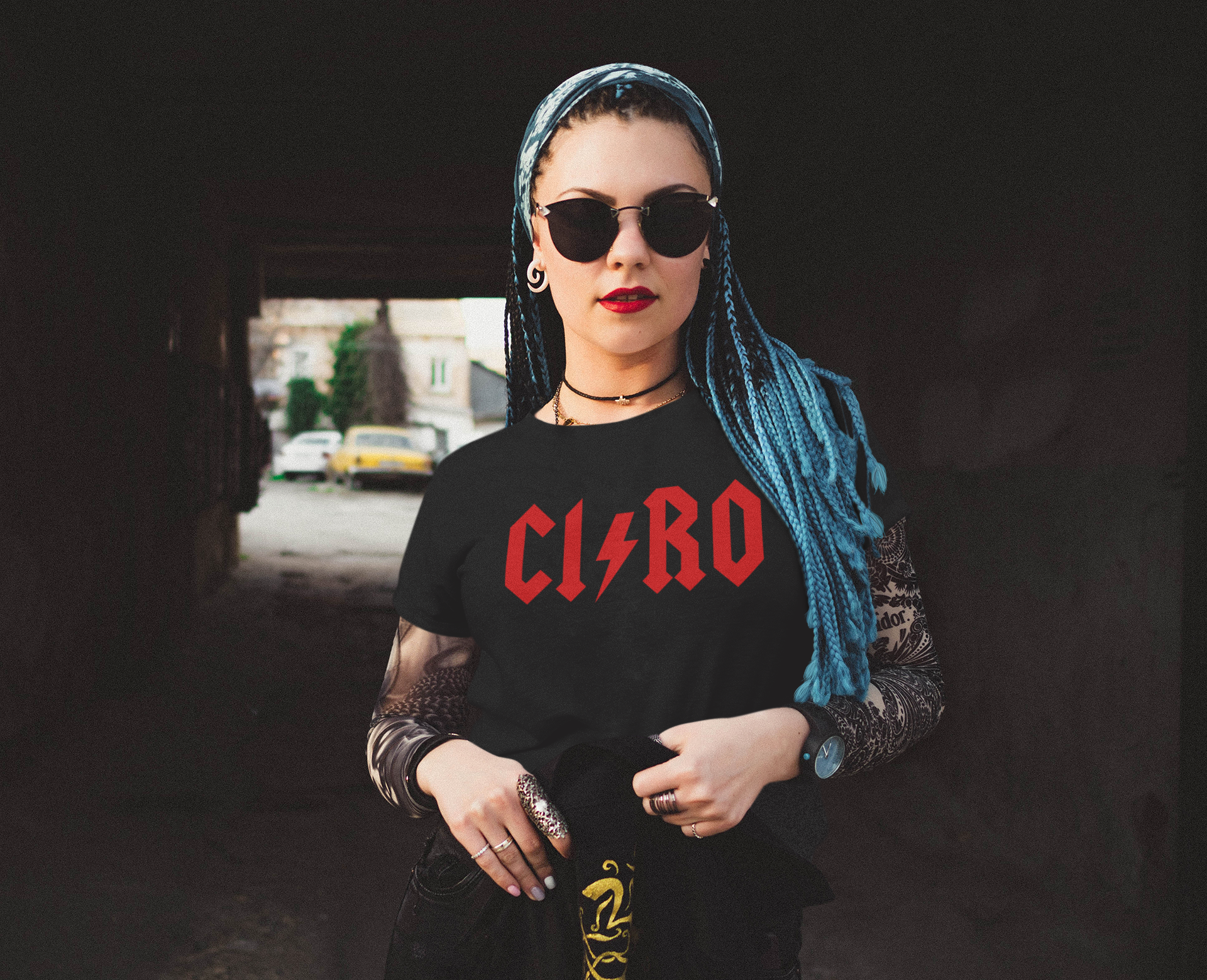 Nome do produto: Camiseta Feminina AC/DCiro (Versão 2)