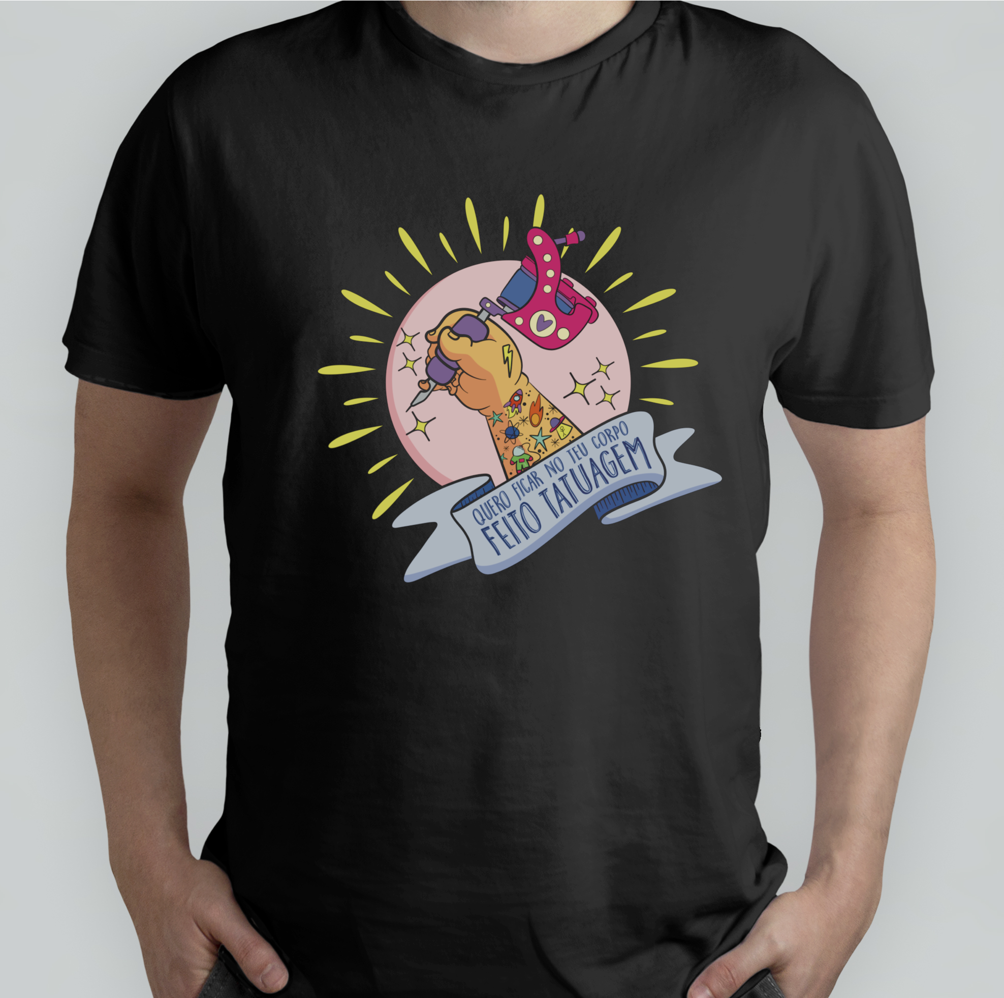 Chico Buarque feito tatuagem 