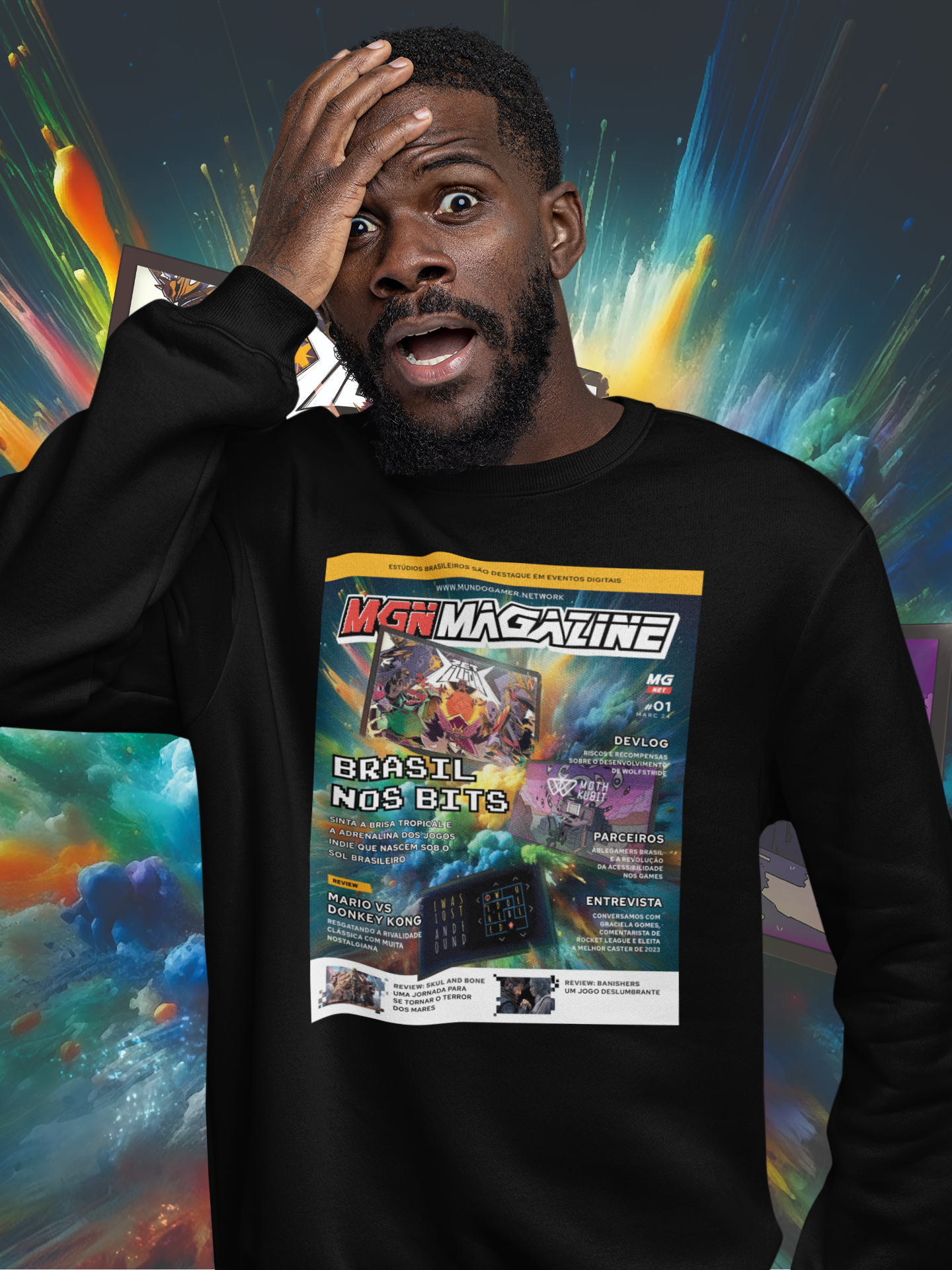 Moletom Fechado - Brasil nos Bits (MGN Magazine #01)