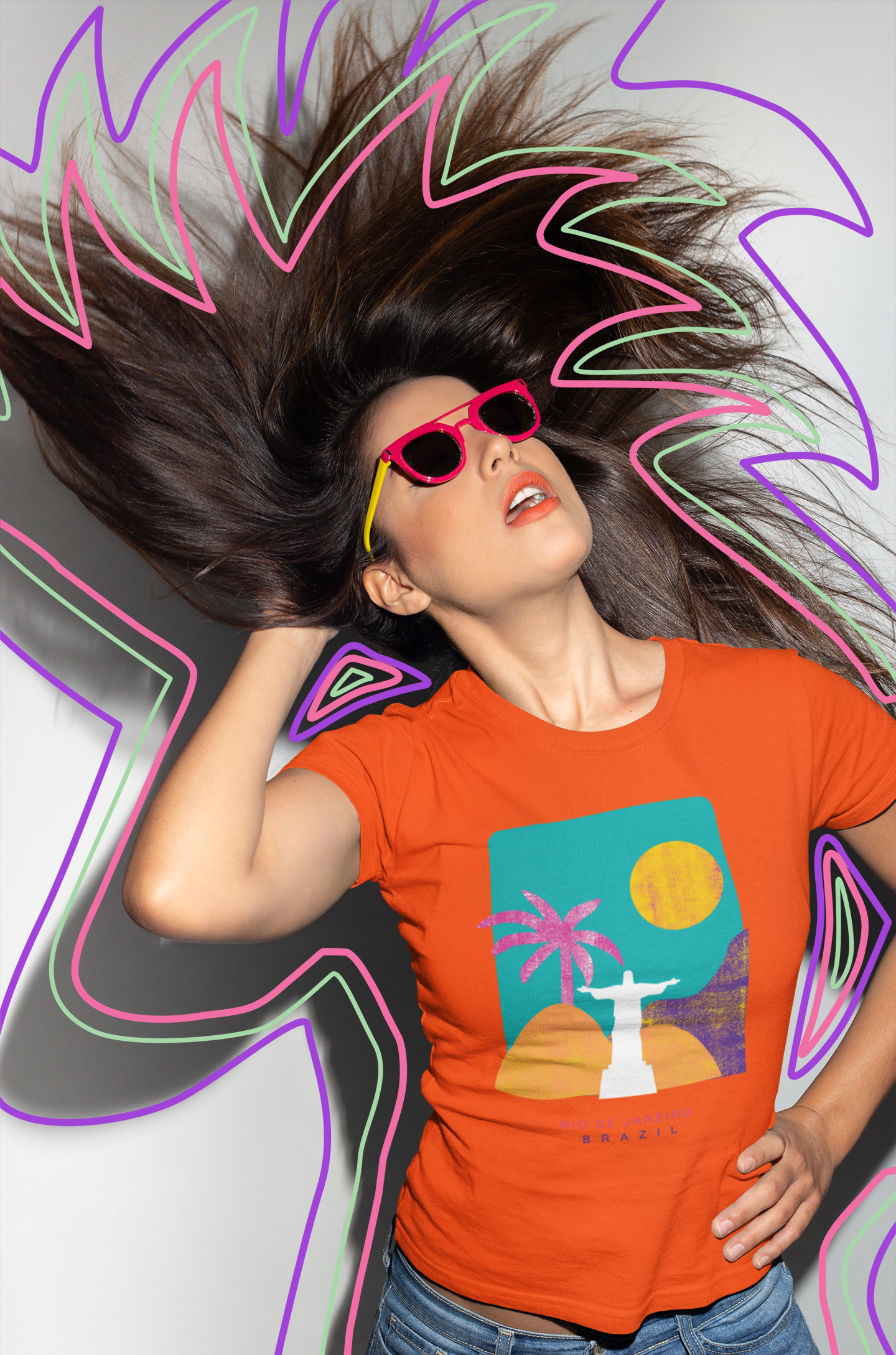 Nome do produto: Camiseta Baby Long Rio de Janeiro