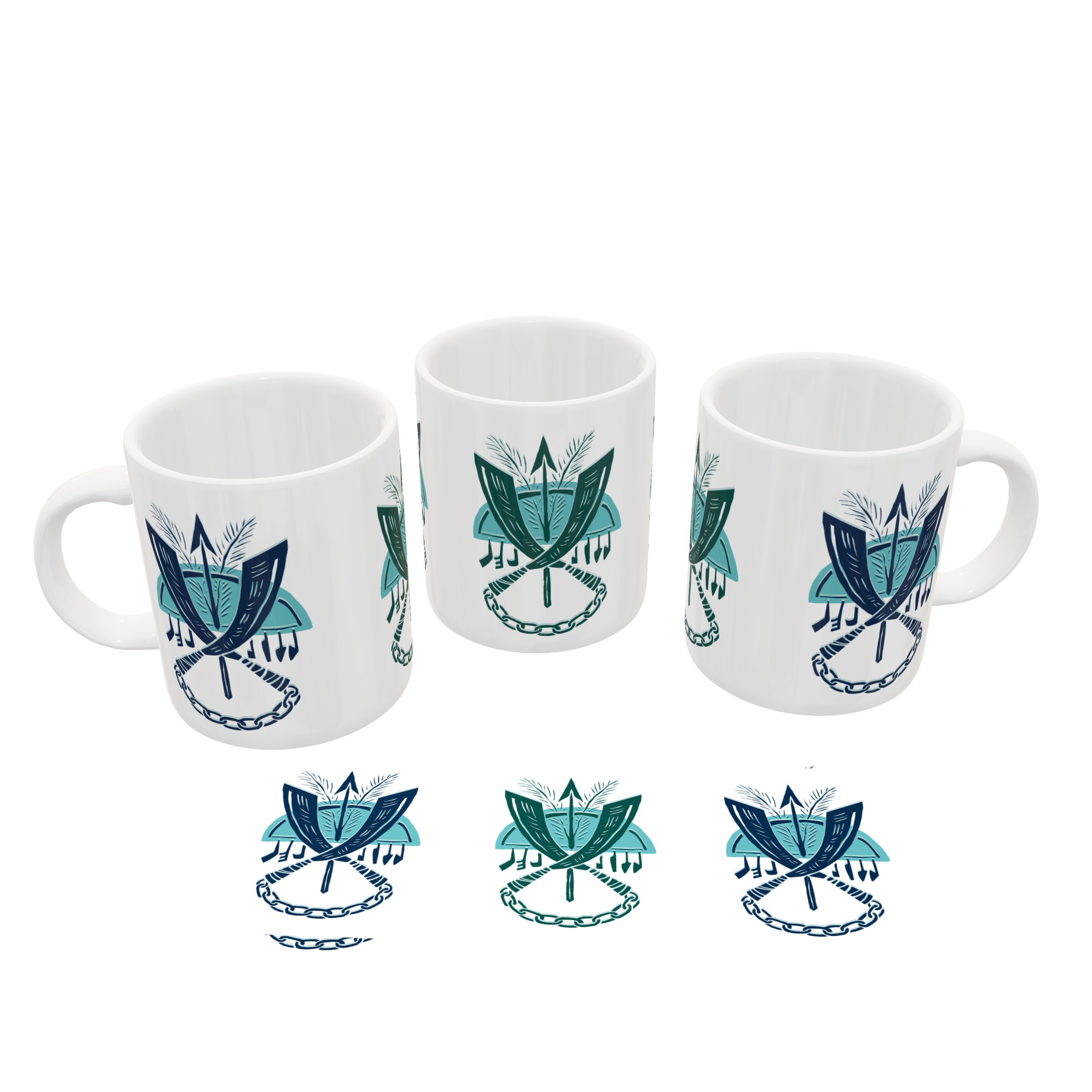 Nome do produto: Caneca Ferramentas de Ogum