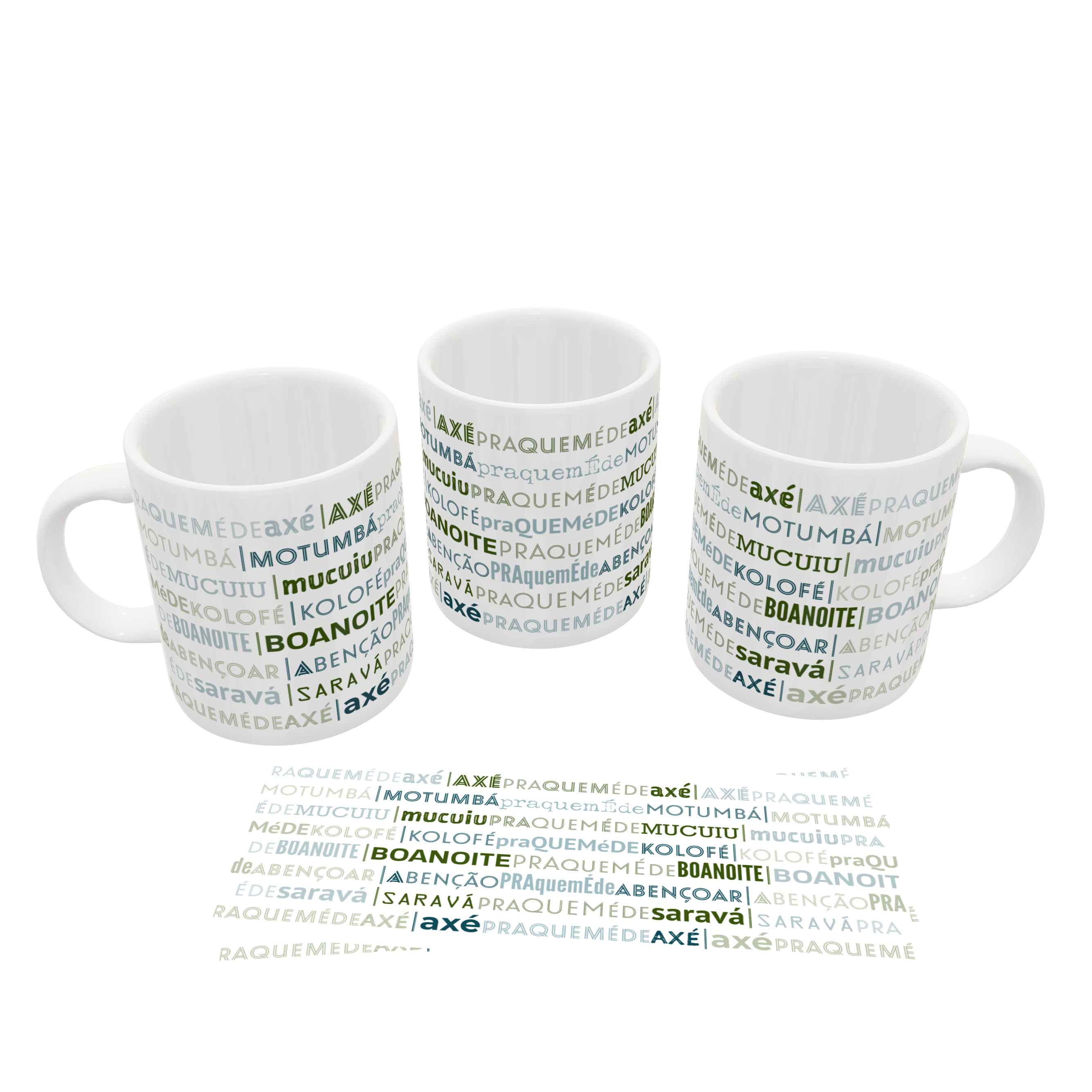 Nome do produto: Caneca Axé pra quem é de Axé