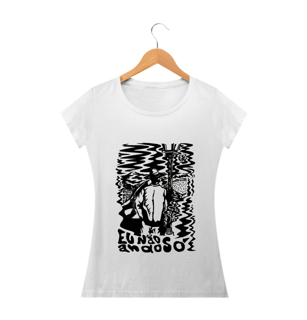 Nome do produto: Baby Long Prime Branca Exu - Eu não ando só